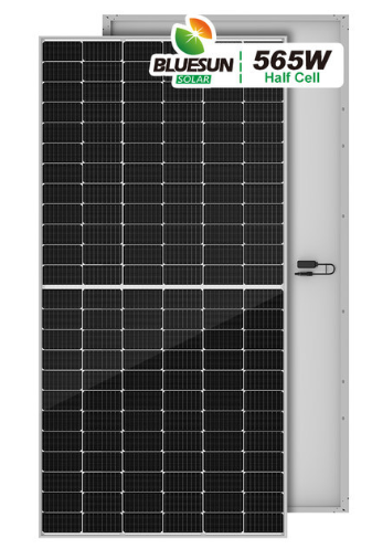 BLUESUN 565W HALF CELL PERC MONOFACIAL PV Modul BSM565M10-72HPH